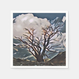 MOUNTAIN TREE   NAPKIN