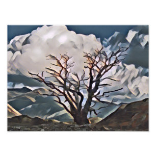 MOUNTAIN TREE PHOTO PRINT