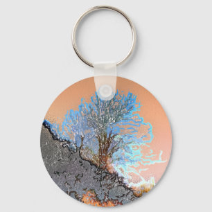 MOUNTAIN TREES KEY RING