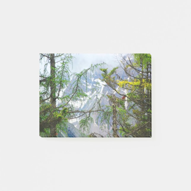 mountain trees,nature trees,forest landscape  post-it notes (Front)