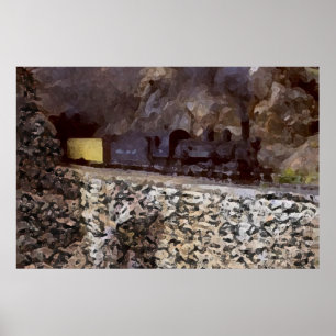 Mountain Tunnel Poster