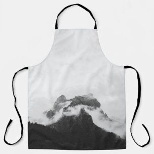 MOUNTAIN UNDER WHITE CLOUD DURING DAYTIME APRON