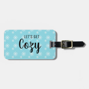 Mountain Vacation Ski Resort Luggage Tag