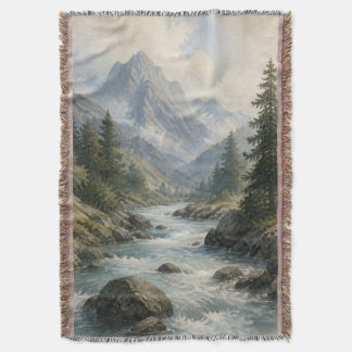 Mountain Valley Throw Blanket
