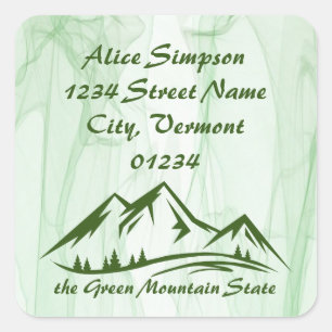 Mountain, Vermont Return Address Labels