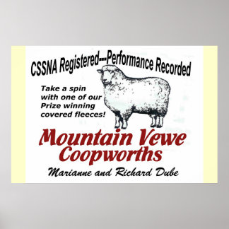 Mountain Vewe Coopworth Poster