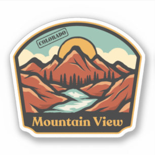 Mountain View, Colorado Sticker