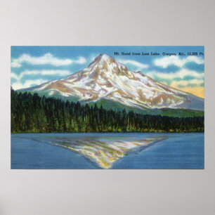 Mountain View from Lost Lake Poster