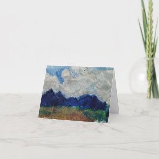 Mountain View Greeting Card
