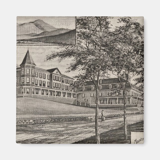 Mountain View House, Whitefield, NH Magnet (Front)