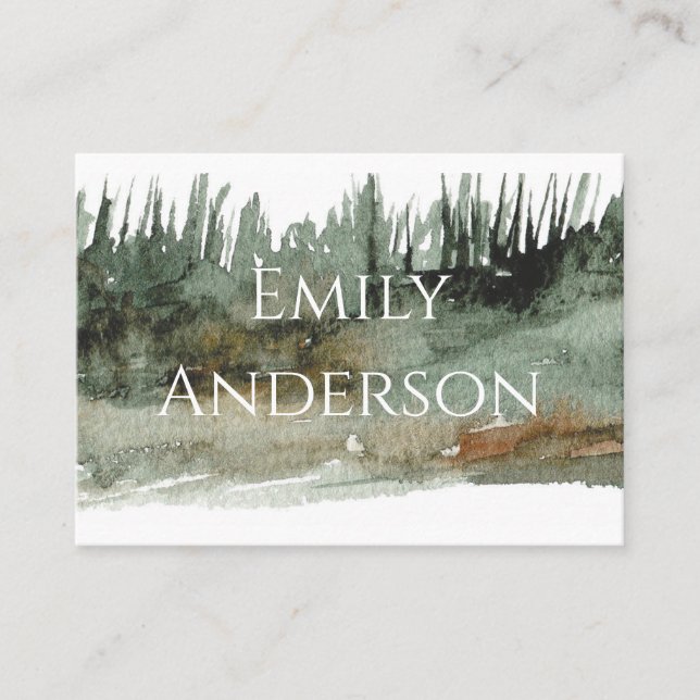 Mountain View Place Cards (Front)