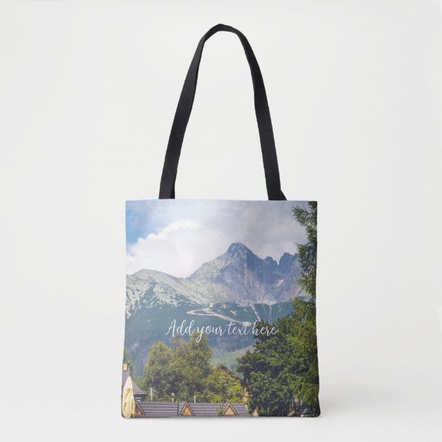 Mountain view tote bag (Front)