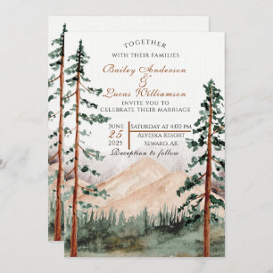 Mountain View Wedding Invitations