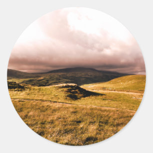 MOUNTAIN VIEWS CLASSIC ROUND STICKER