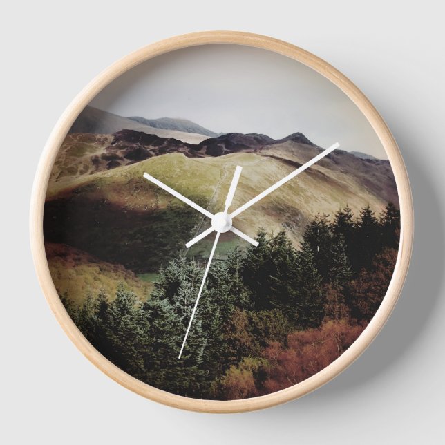 MOUNTAIN VIEWS OF WALES CLOCK (Front)