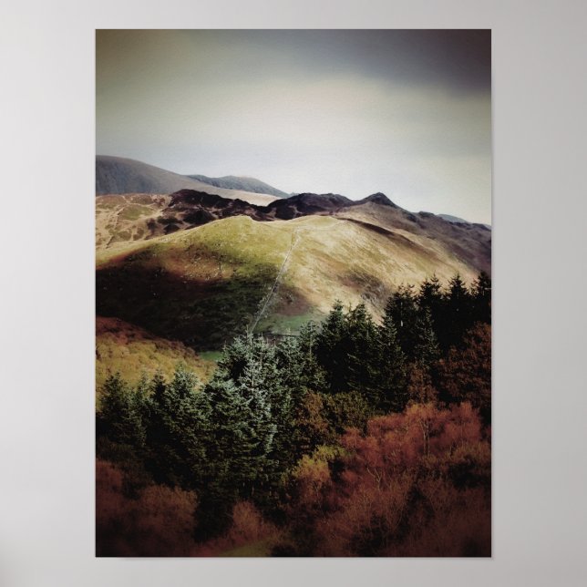 MOUNTAIN VIEWS OF WALES POSTER (Front)