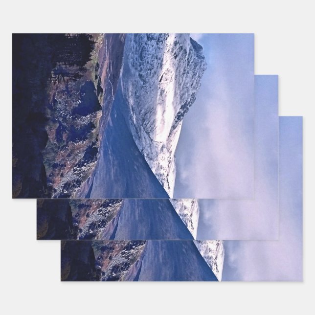 MOUNTAIN VIEWS WRAPPING PAPER SHEET (Set)