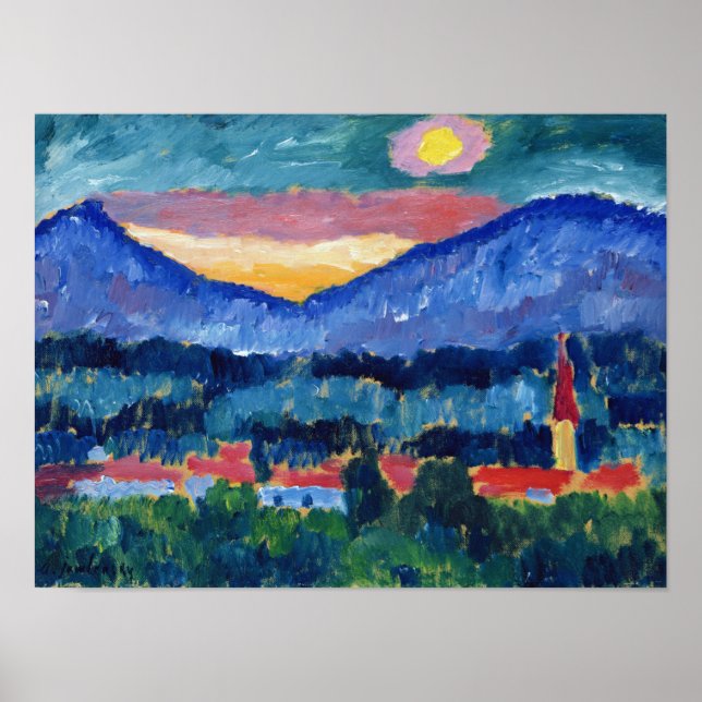 Mountain Village, 1910 Poster (Front)