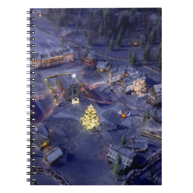Mountain Village Christmas Notebook (Front)