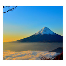 Mountain volcano peak