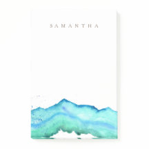 Mountain Watercolor | Custom Name