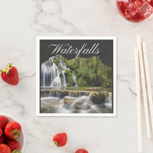 Mountain Waterfalls Travel Napkin (Insitu)