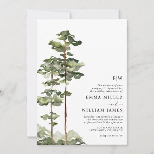 Mountain Wedding Invitation
