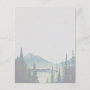 Mountain Wedding   Personalised Stationery