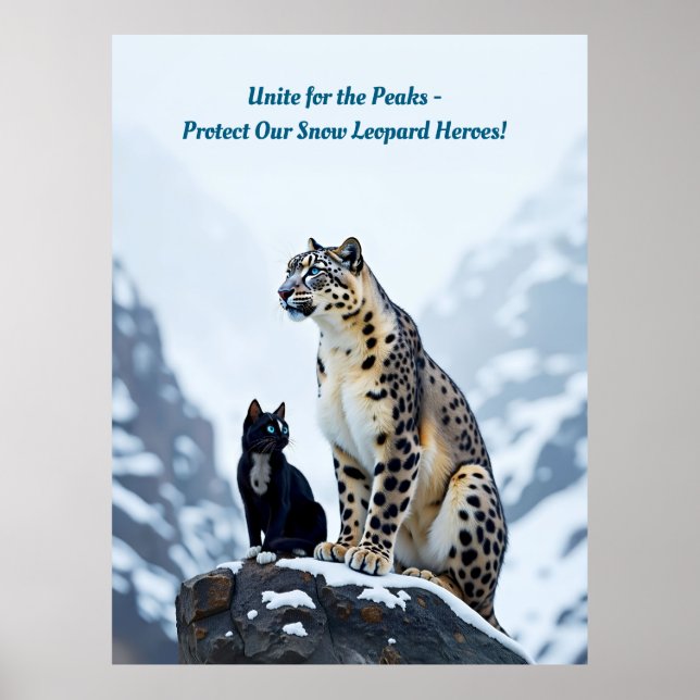 Mountain Whiskers: Felini Meets the Snow Leopard Poster (Front)