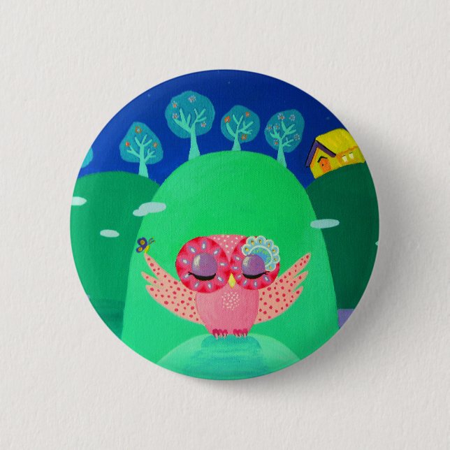 Mountain Whispers 6 Cm Round Badge (Front)