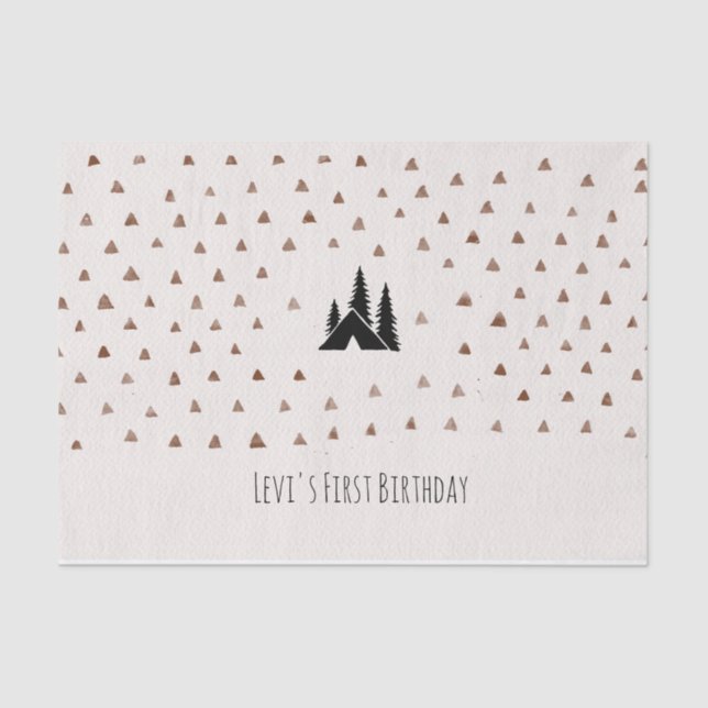 Mountain Wild One Tissue Paper (Front)