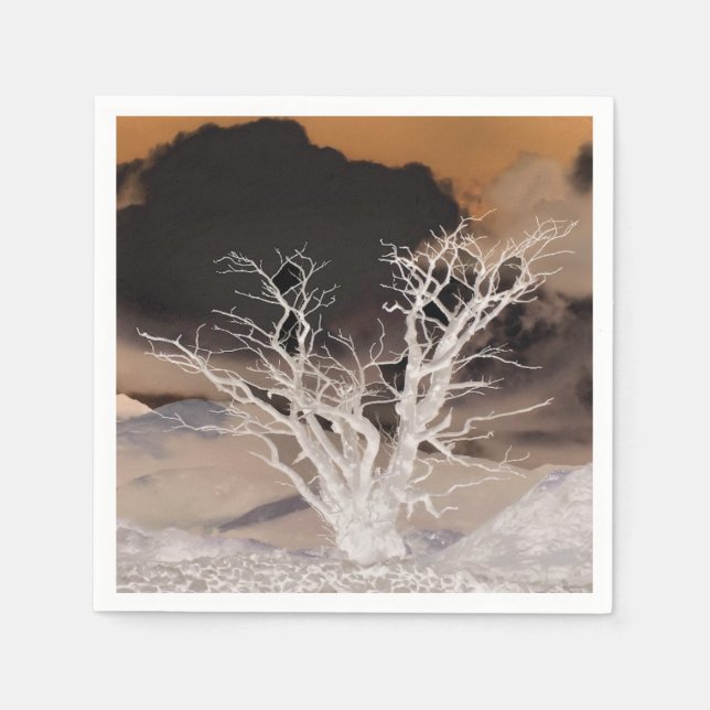 MOUNTAIN WINTER NAPKIN (Front)