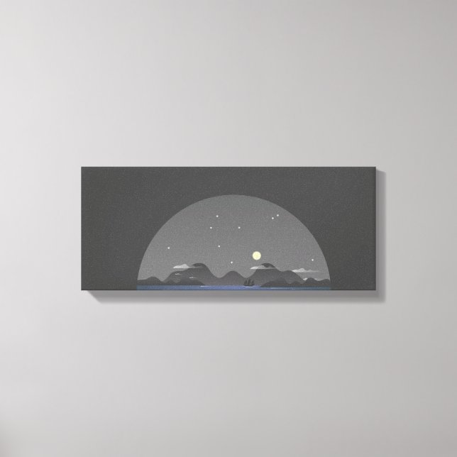 Mountain | Zazzle_Growshop. Canvas Print (Front)