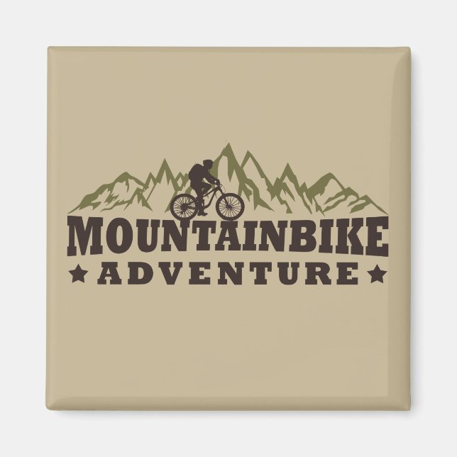 Mountainbike adventure magnet (Front)