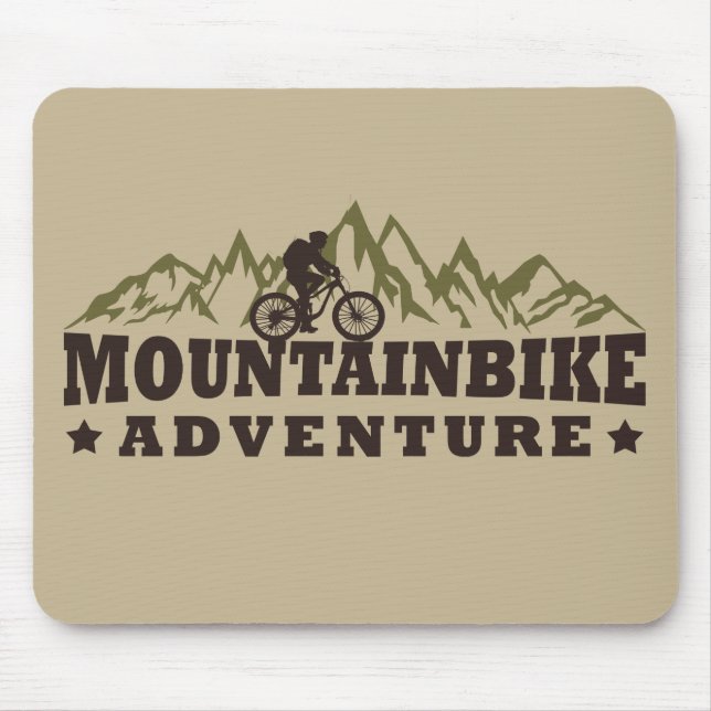 Mountainbike adventure mouse mat (Front)