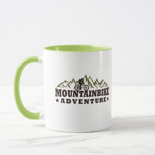 Mountainbike adventure mug (Left)