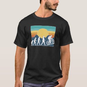 Mountainbike Evolution Retro MTB Cycling Bicycle T-Shirt