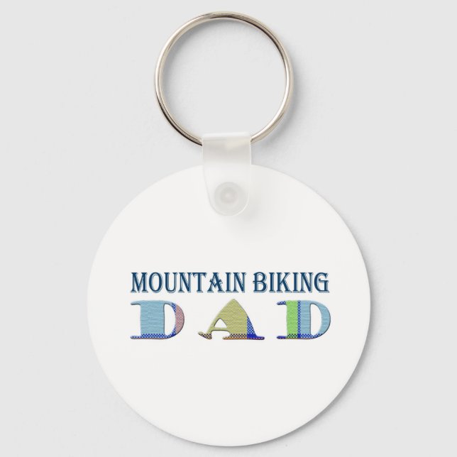 MountainBikingDad Key Ring (Front)