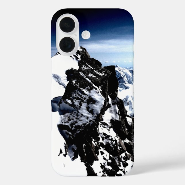Mountaineer Achievement Snow Winter Case-Mate iPhone Case (Back)