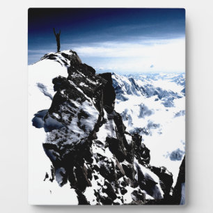 Mountaineer Achievement Snow Winter Plaque