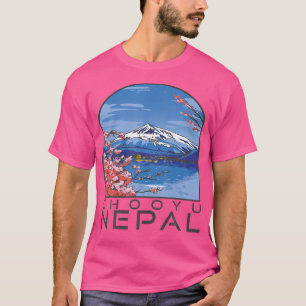 Mountaineer Cho Oyu Mountains Nepal Hiking Outdoor T-Shirt