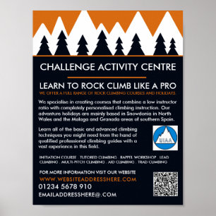 Mountaineer, Hiking and Climbing, Adventure Poster