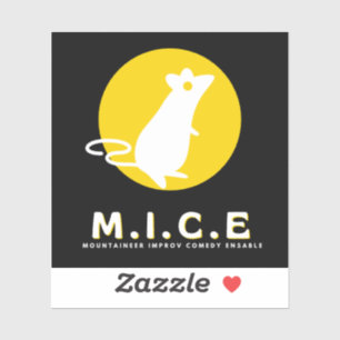 Mountaineer Improv Comedy Ensemble Vinyl Sticker