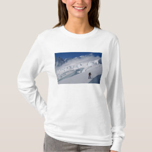 Mountaineer on the Tasman Glacier in Mount T-Shirt