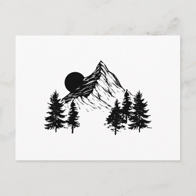 Mountaineering | Hiking Hobby Hikers Mountain Gift Postcard (Front)
