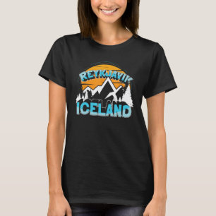 Mountaineering Nature Hiking Hiker Reykjavik Icel T-Shirt