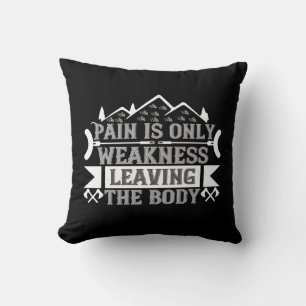 Mountaineering - Pain Is Only Weakness Cushion