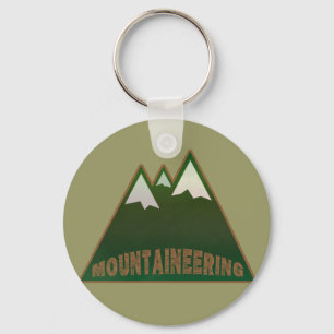 mountaineers, mountain style key ring