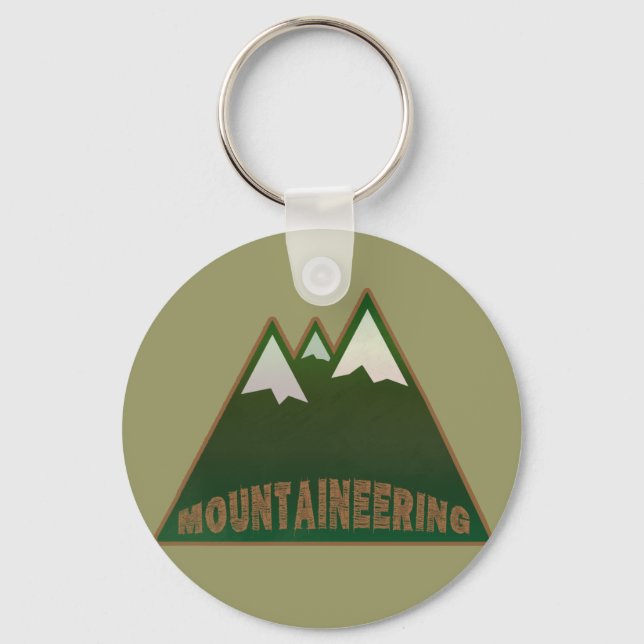 mountaineers, mountain style key ring (Front)