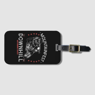 Mountainfest Downhill Motorbike Race Graphic Motor Luggage Tag